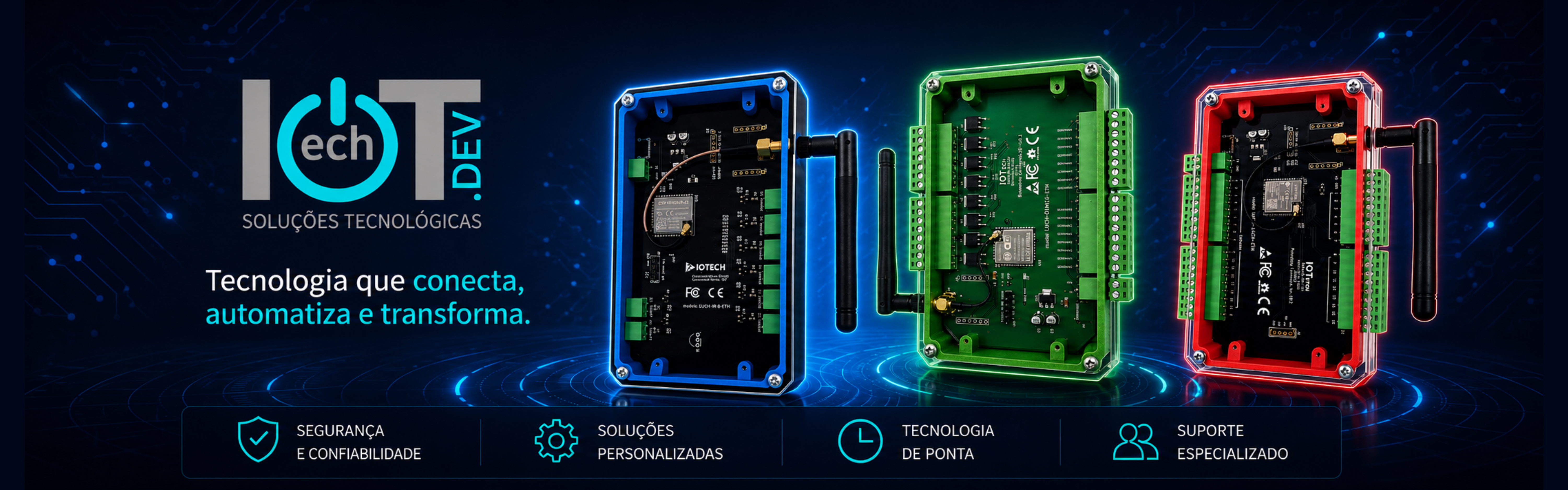 Controladores IoTech.Dev — Tecnologia que conecta, automatiza e transforma